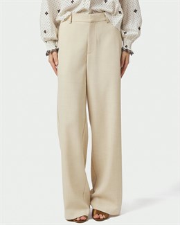 Emmett Melange Pants - Beige Melange