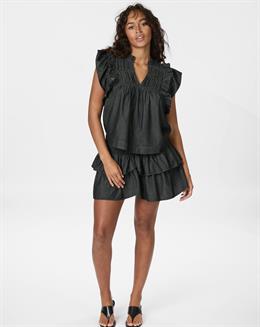 Carin Denim Skirt Black