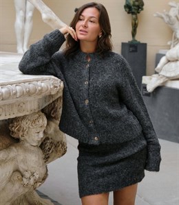 Taura Fluffy Knit Cardigan