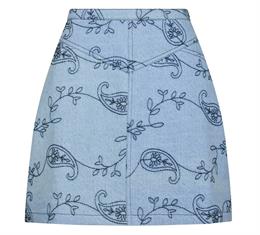 Gabani Embroidery Denim Skirt