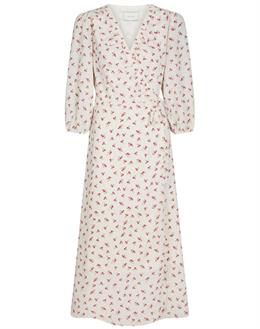 Malinga Simple Flower Dress Red