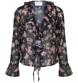 Anika Marigold Print Blouse