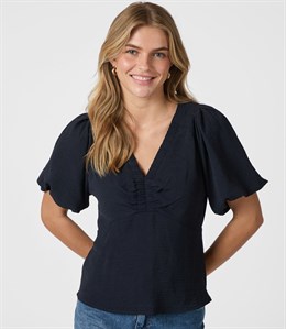 Irina Structure Blouse Navy