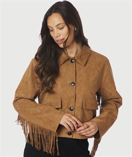 Lauron Faux Suede Jacket