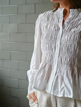 Mocca Smock Blouse Off White