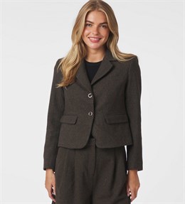 Waed Mini Check Blazer