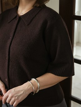 Cunna Knit Blouse - Dark Brown