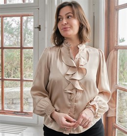 Zamola Blouse - Dark Sand