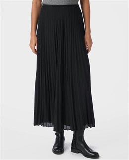 Boni Simple Plisse Skirt - Black