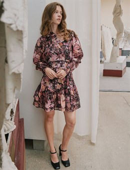 Aberto Big Flower Dress