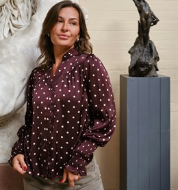 Camisa Dot Blouse