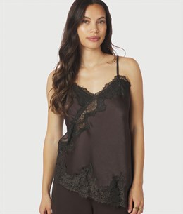 Viole Lace Top - Dark Brown