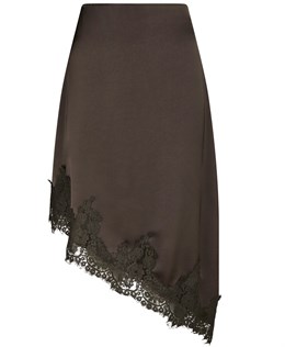 Fiora Lace Skirt - Dark Brown