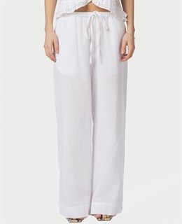  Heifa Linen Pants - White