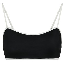 Fia Solid Contrast Bikini Top