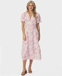 Illana Floral Fusion Dress - Rose