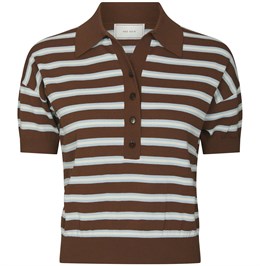 Emira Knit Polo Top