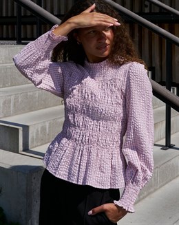 Possa Mini Check Blouse