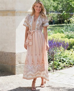 Moviana Flower Border Dress