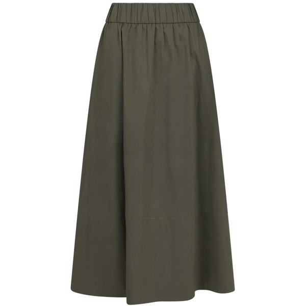 Yara Poplin Skirt Army