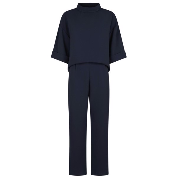 Arlo Crepe Jumpsuit Navy