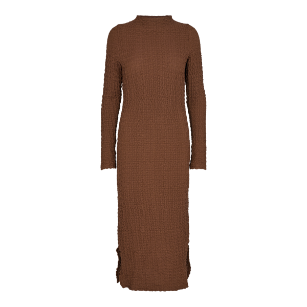 HENNA LS DRESS CHOCOLATE