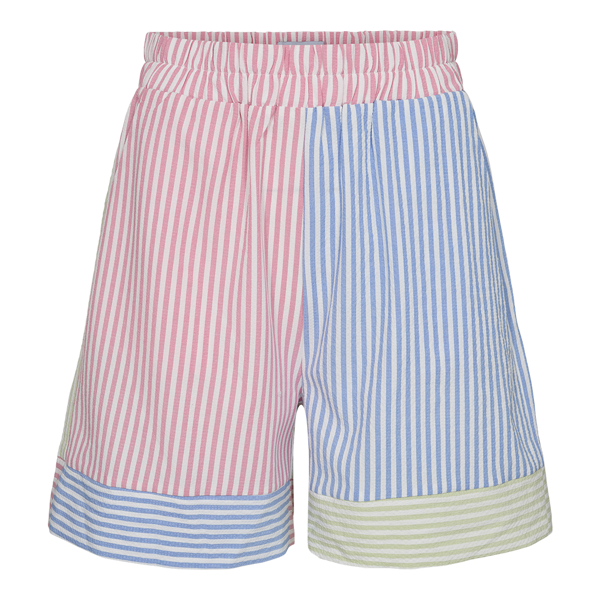 VIOLA SHORTS MINT BLUE PINK STRIPE