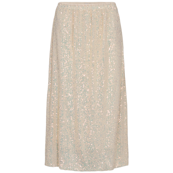 PAIGE SKIRT CREME SEQUINS