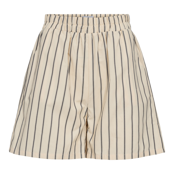 PIANNA SHORTS CREME BLACK STRIPE