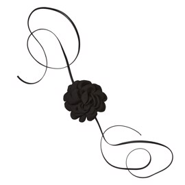 Althea Flower Choker Black