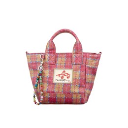 Checky Coated Gabby Bag