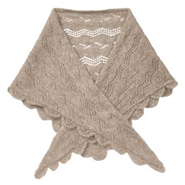 Opany Triangle Scarf - Brown Melange