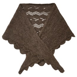 Opany Triangle Scarf - Brown