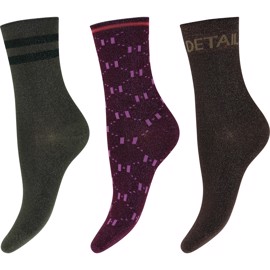 HTD Fashion Sock 3-pack In Box Colorful Mix