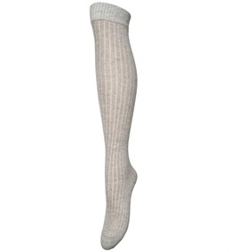 Uma Knee Sock - Light Grey Melange