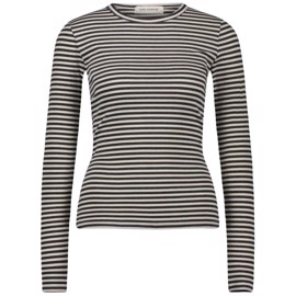T-shirt Long Sleeve SNOS433 Dark Grey Striped
