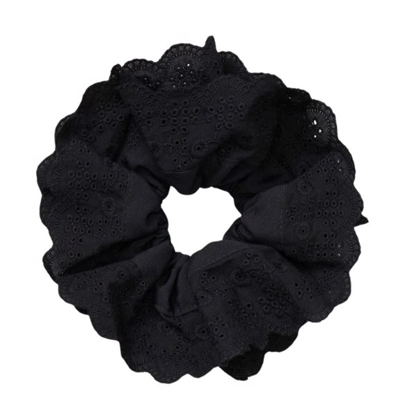 Musa Anglaise Scrunchie Black