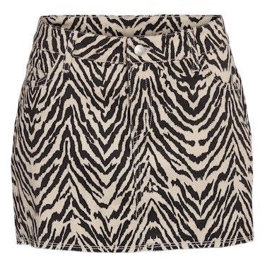 NMMARLEY LW ZEBRA PRINT SKIRT