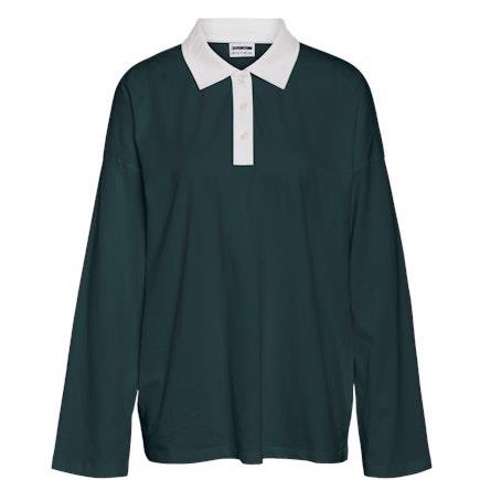 NMDAVINA L/S POLO SHIRT JRS PONDEROSA PINE