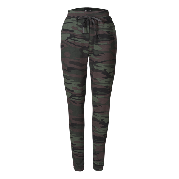 ALMA PANTS (FLEECE) DUSTY CAMO DARK BROWN