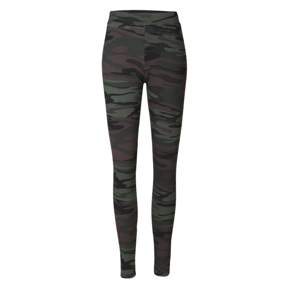 ALMA LEGGINGS (FLEECE) DUSTY CAMO DARK BROWN