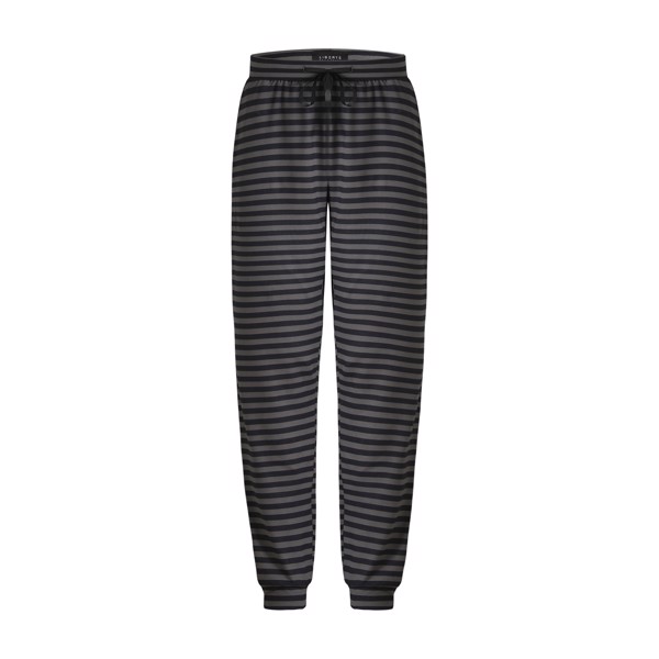 ALMA PANTS DARK GREY BLACK STRIPE