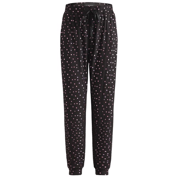 ALMA PANTS BLACK PINK HOLOGRAPHIC DOT