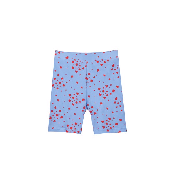 ALMA BICYCLE SHORTS (KIDS) LIGHT BLUE PINK HEART