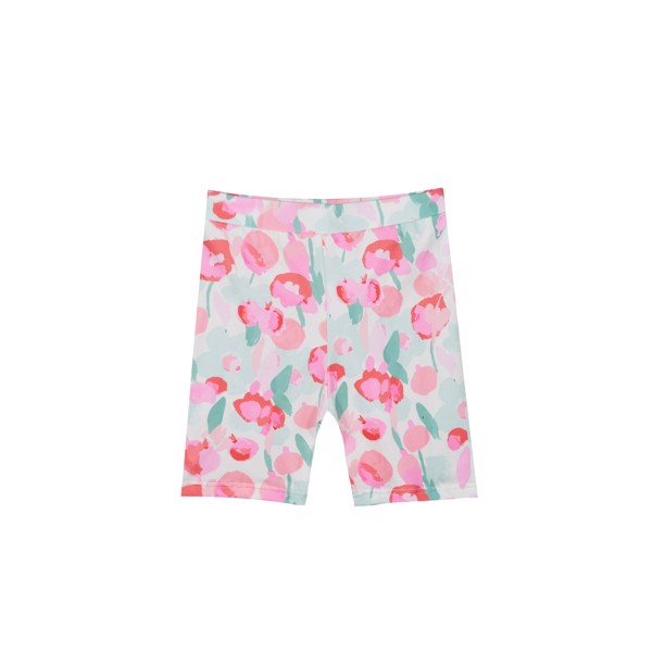 ALMA BICYCLE SHORTS (KIDS) MINT PINK FLOWER