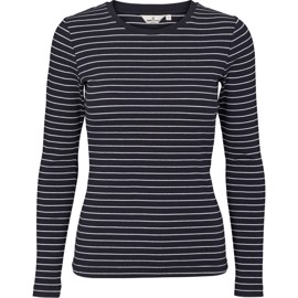 Ludmilla LS Tee Black / Bright White