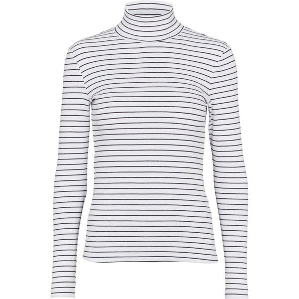 Ludmilla High-neck Bright White / Black