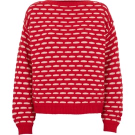Wave Sweater High Risk Red / Birch