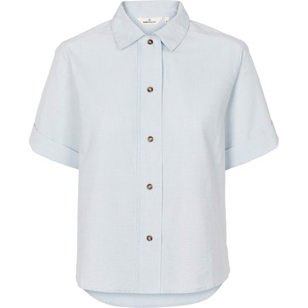 Anisse SS Shirt Ashley Blue/Whisper White