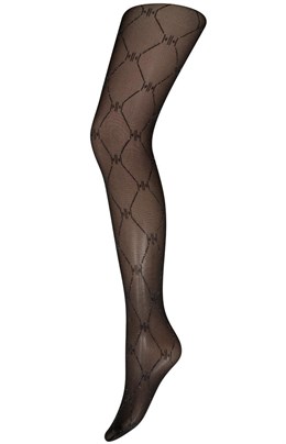 HH Lurex Tights 25 denier - Black Silver